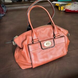 Kate Spade Hampton Road Janie Terracotta Leather Satchel